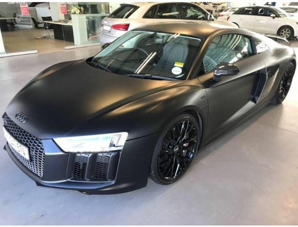 Satin Black 5ft x 6ft Car Wrap Vinyl Film Pack of 2 G989