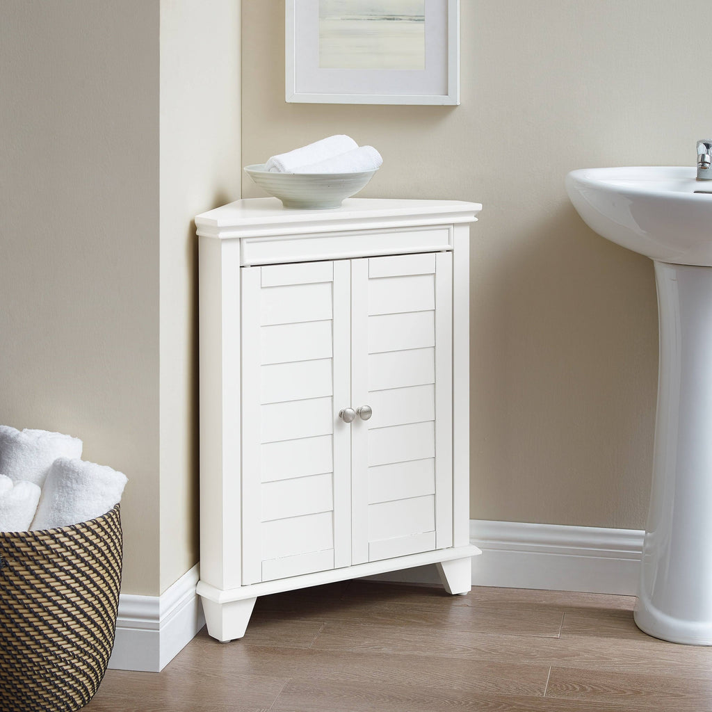 White Corner Cabinet D79472