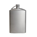 Titanium Flask Hip Flagon with Screw Clip Ultralight Hydration Flat Bottle with Ti Funnel G7333