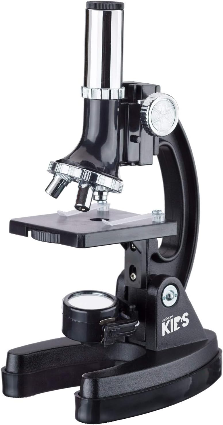 Kids Microscope Science Starter Kit with Set of 6 Experiment Cards C1043
