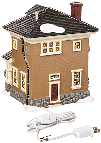 Porcelain Snow Village Lit House Z2762