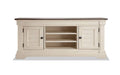 White Gray TV Console U935459
