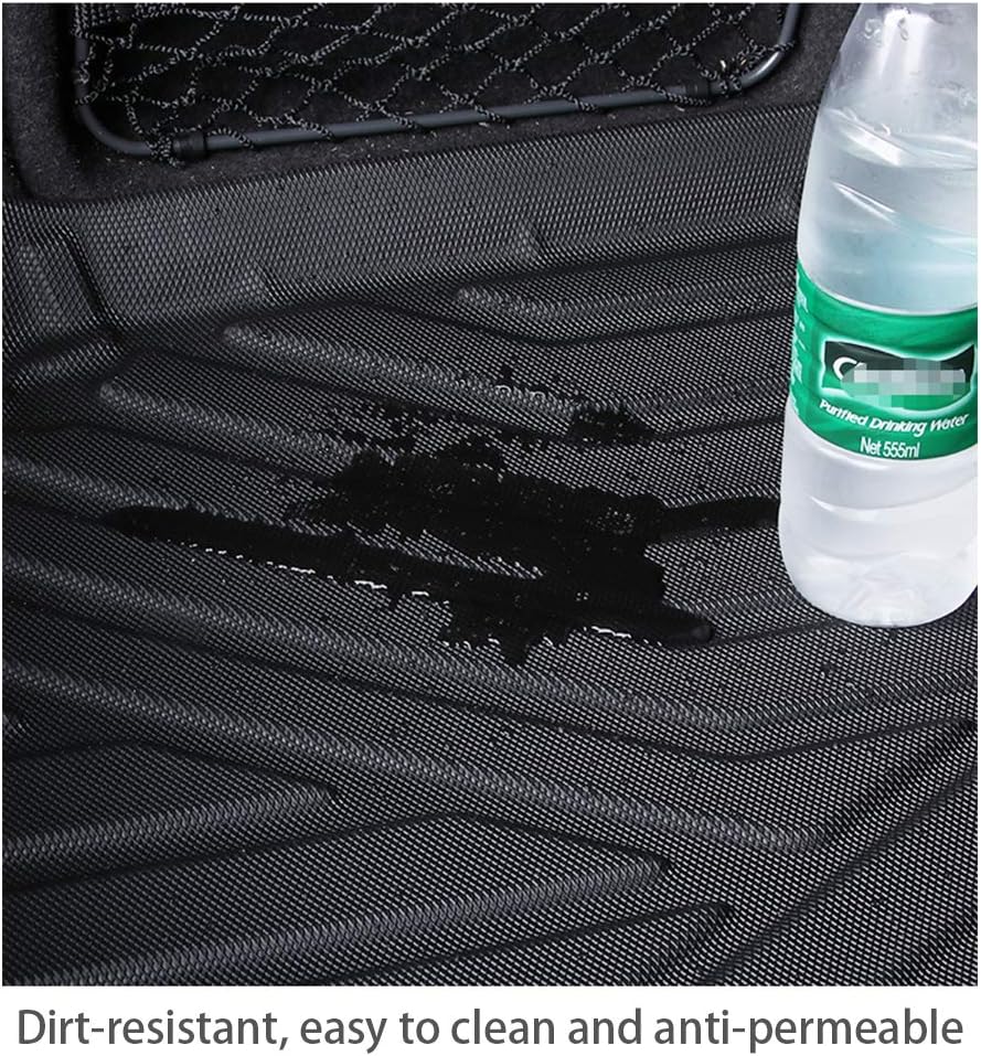 Black Rubber Cargo Liner and Trunk Mat Pack of 2 R7459
