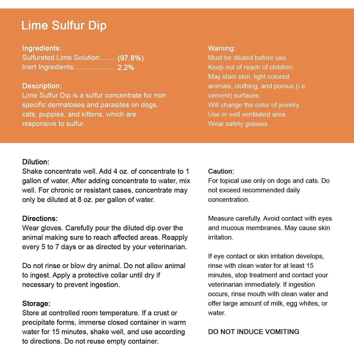 Lime Sulfur Dip C477