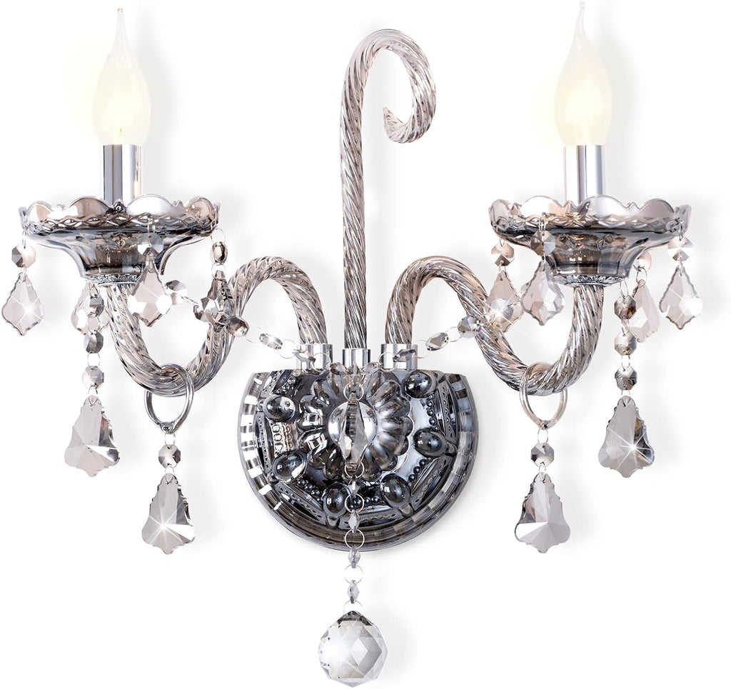 Crystal Candle Wall Sconce G12253