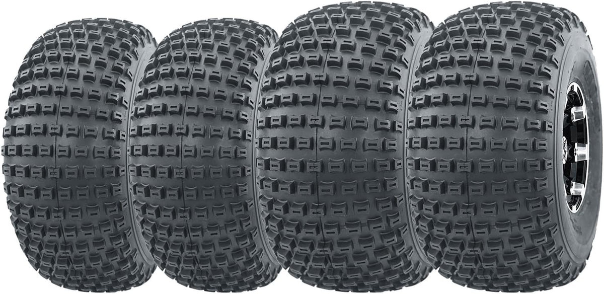 Set of 4 UTV ATV Tires 20x7-8 Front & 22x11-8 Rear 4PR D689
