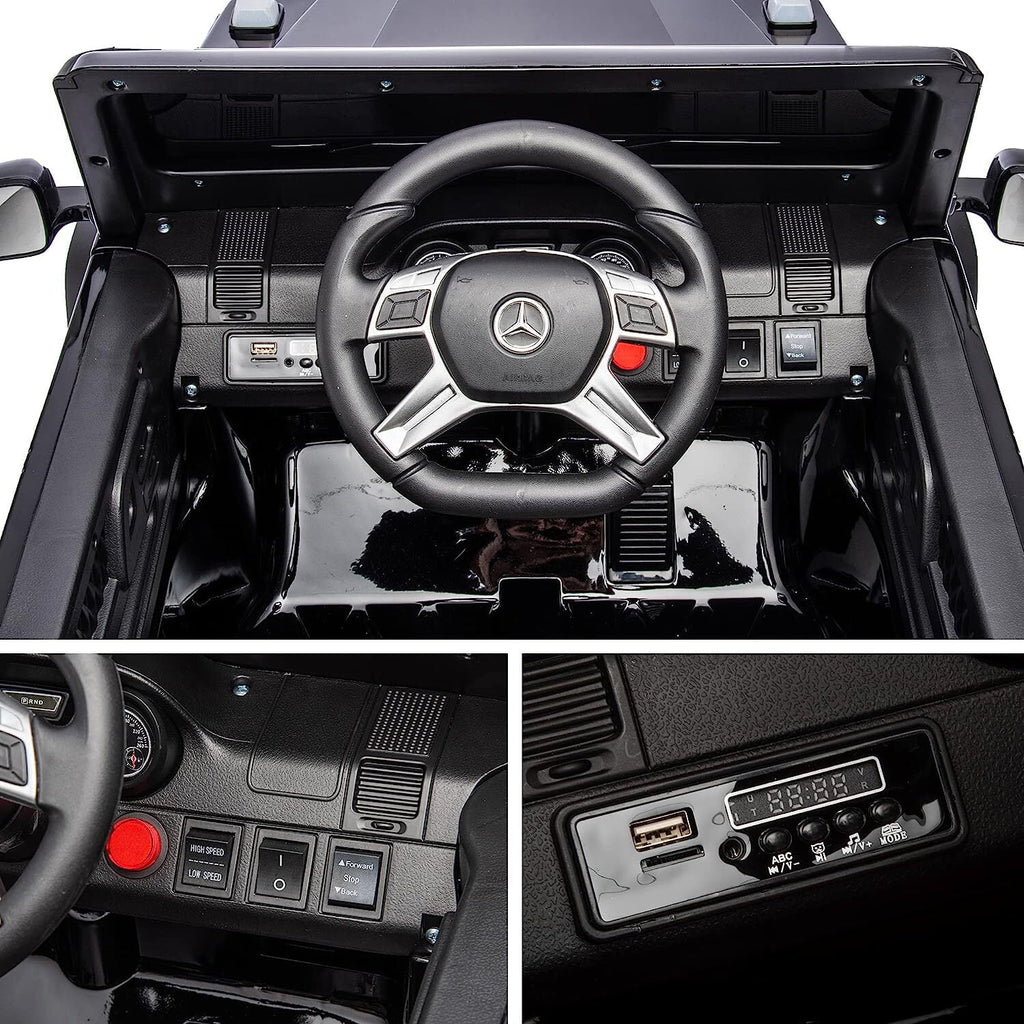 24V Powered Ride On Car with 6 Wheels, Remote Control, MP3 Player, Red R733322