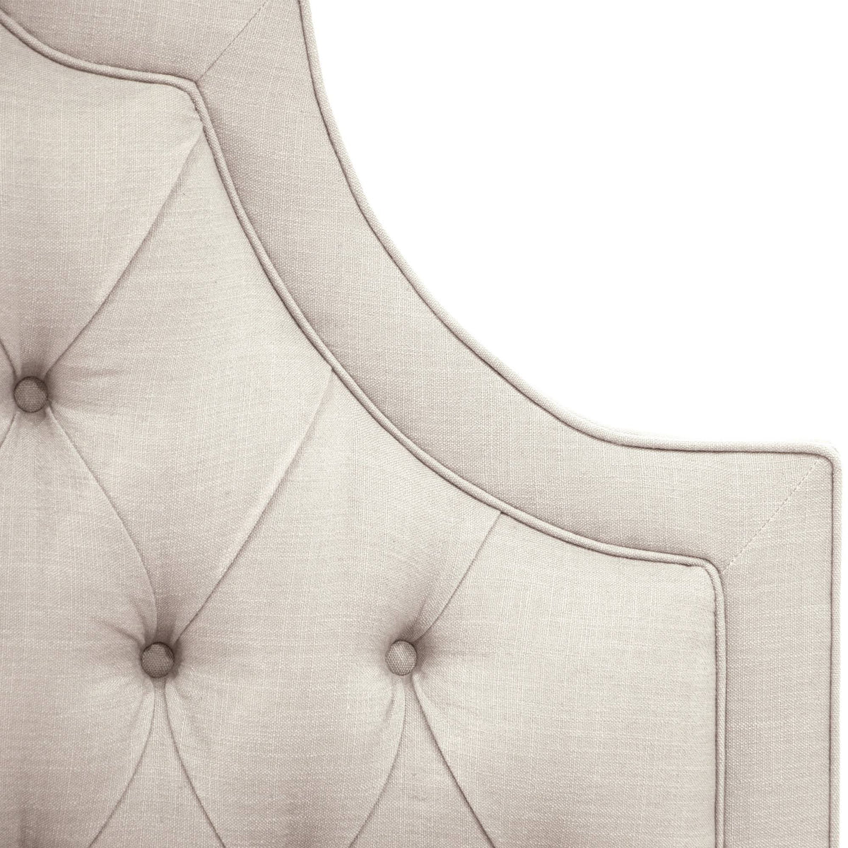 Twin Linen Tufted Headboard R8280