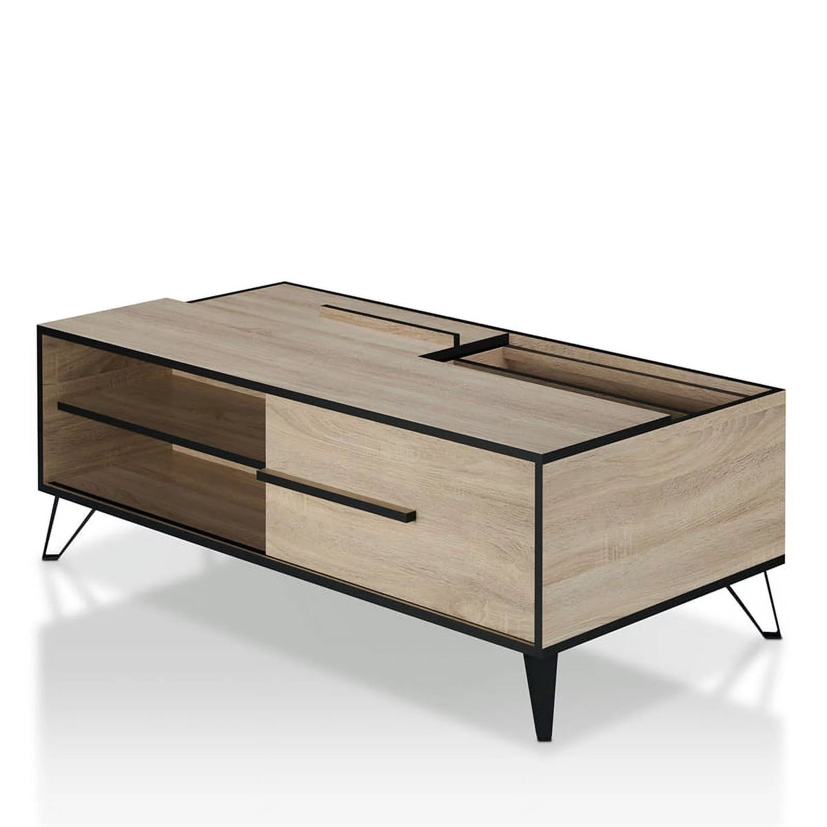 Modern Wood Storage Coffee Table G679334