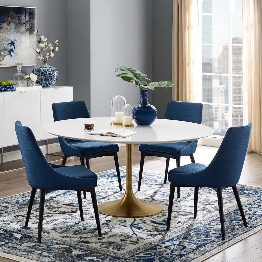 Round Wood Dining Table O7555