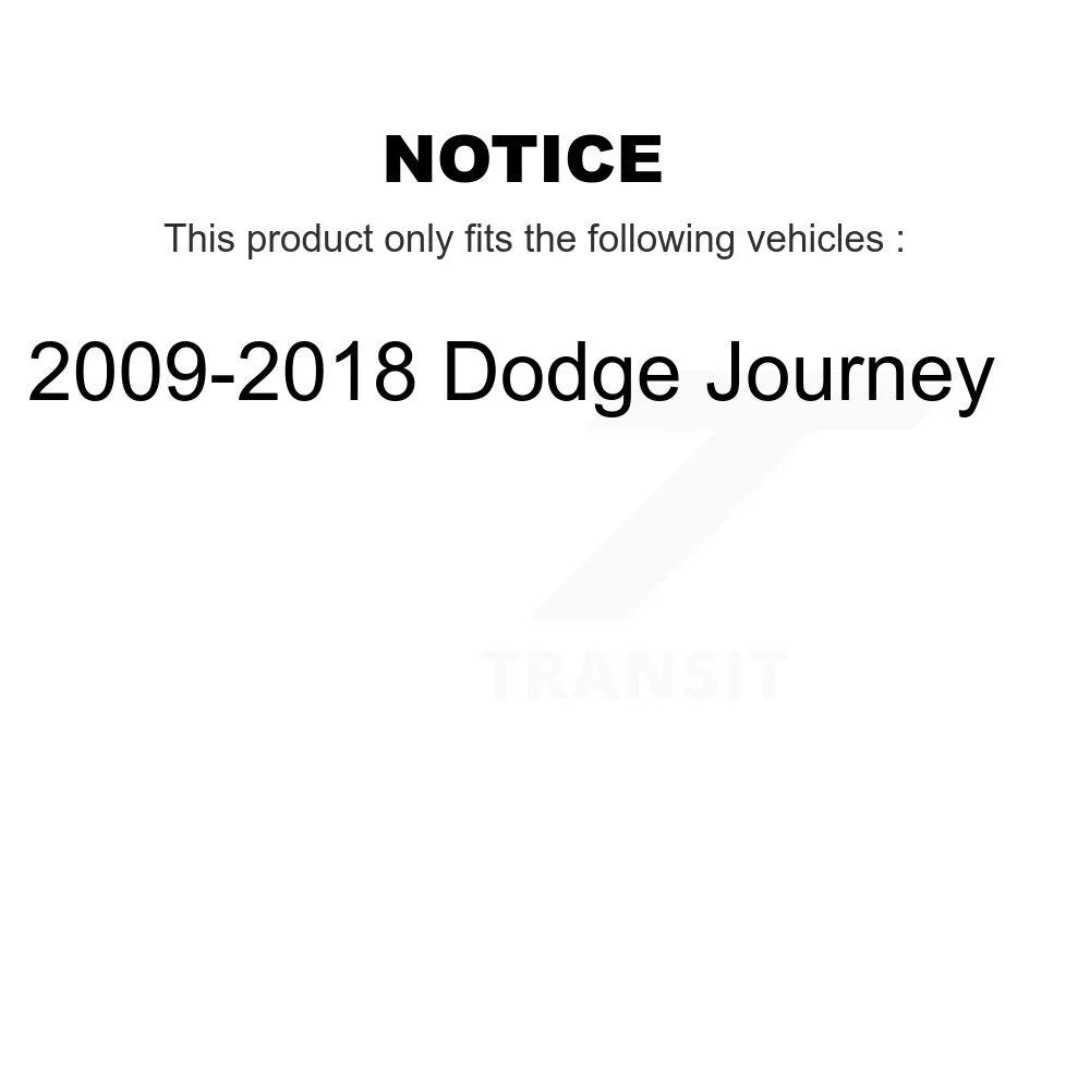 Front Strut And Link Kit For 2009-2018 Dodge Journey C427322