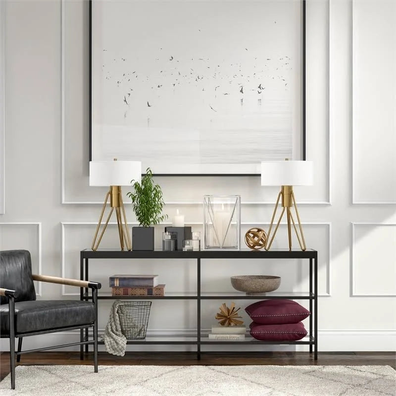 Blackened Bronze Console Table N53614