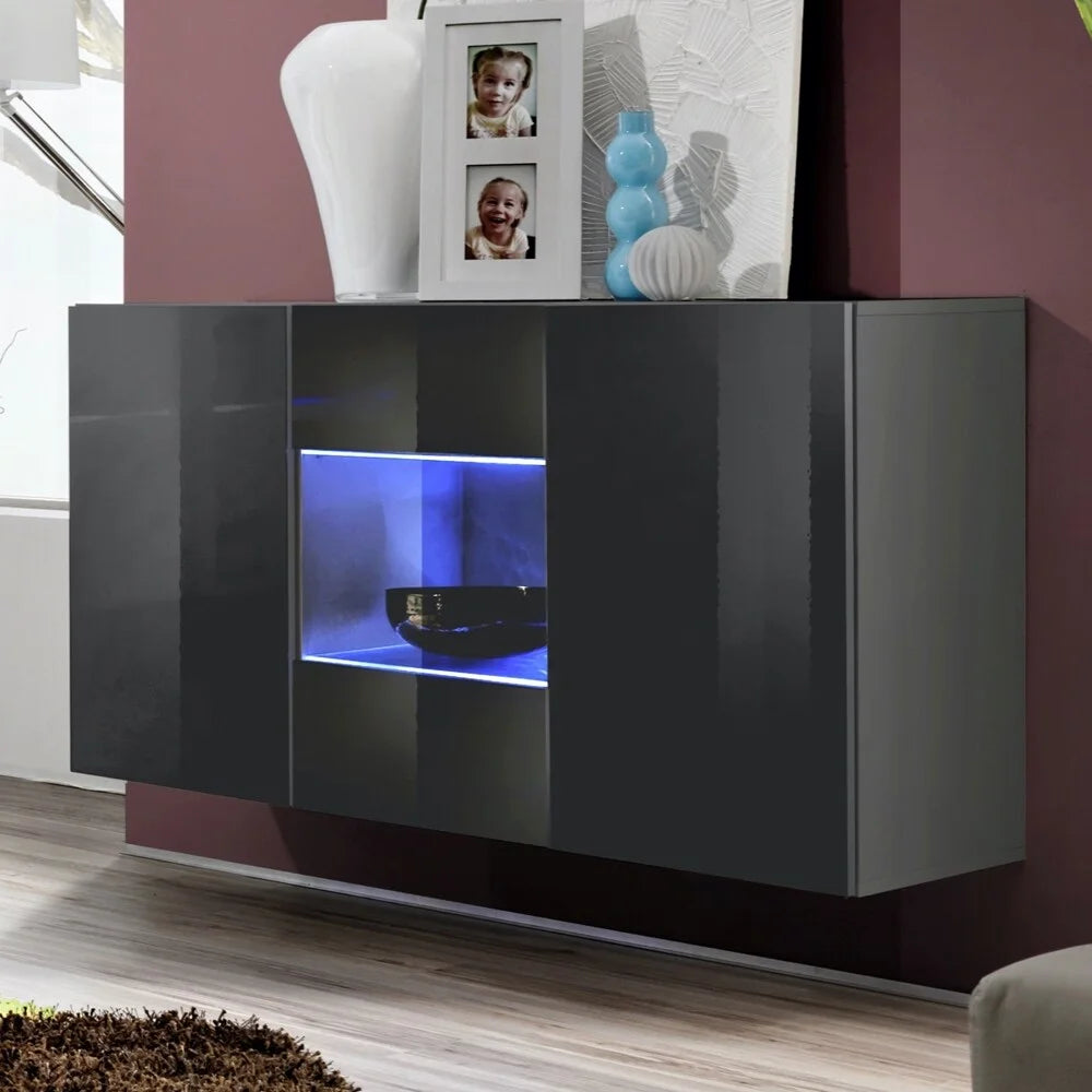 Wall Mounted Floating Sideboard Oak O427