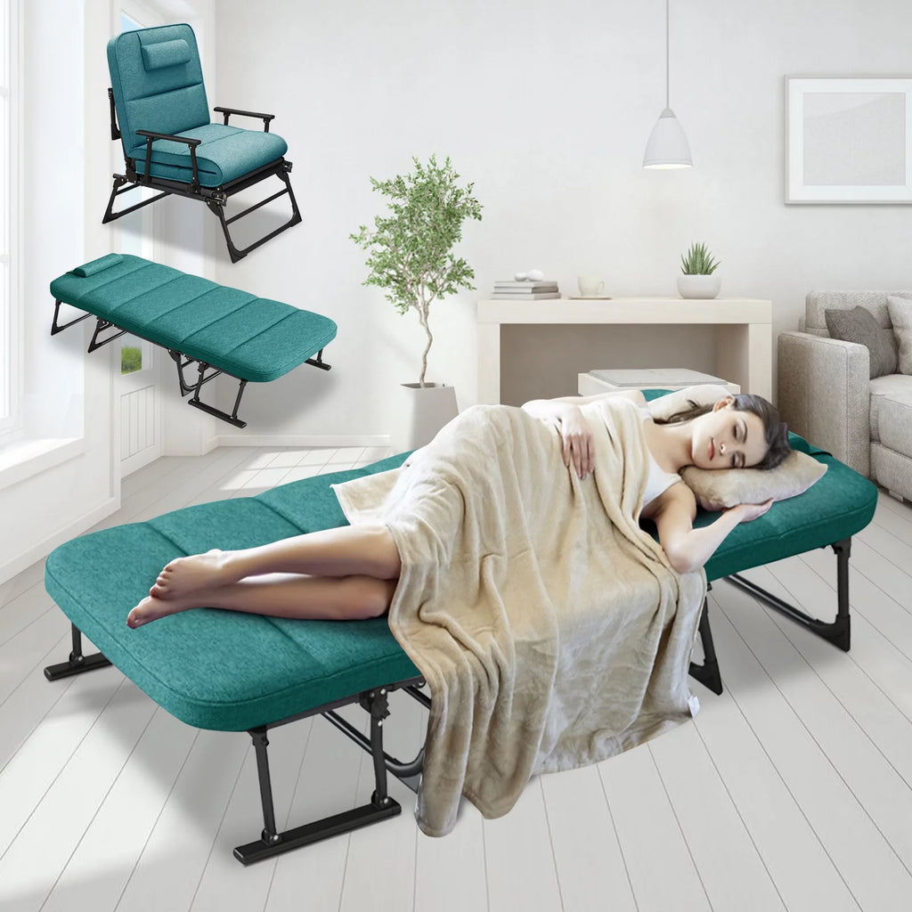 Portable Folding Lounge Chair with Pillow F4294