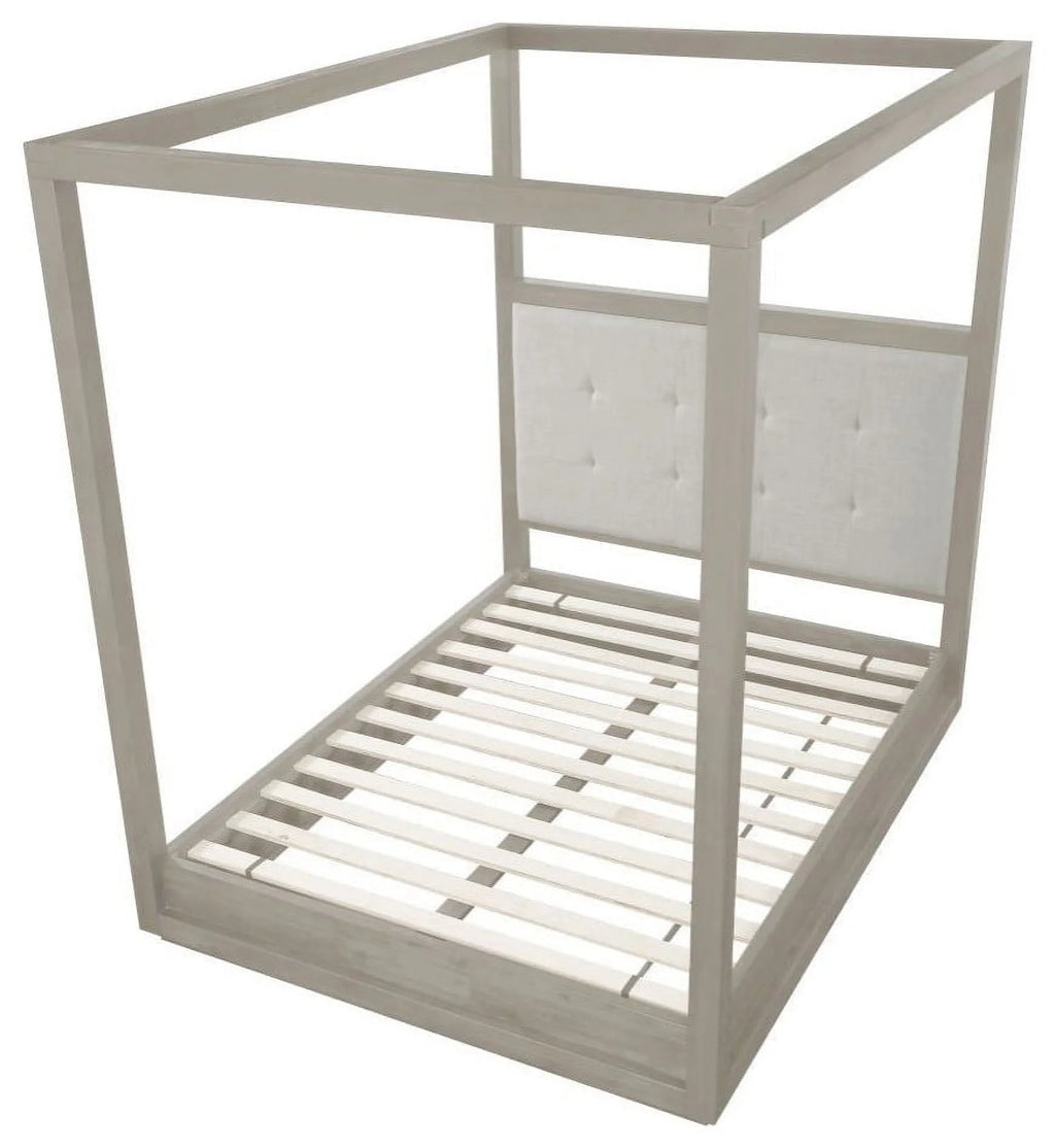 Upholstered Canopy Bed E638