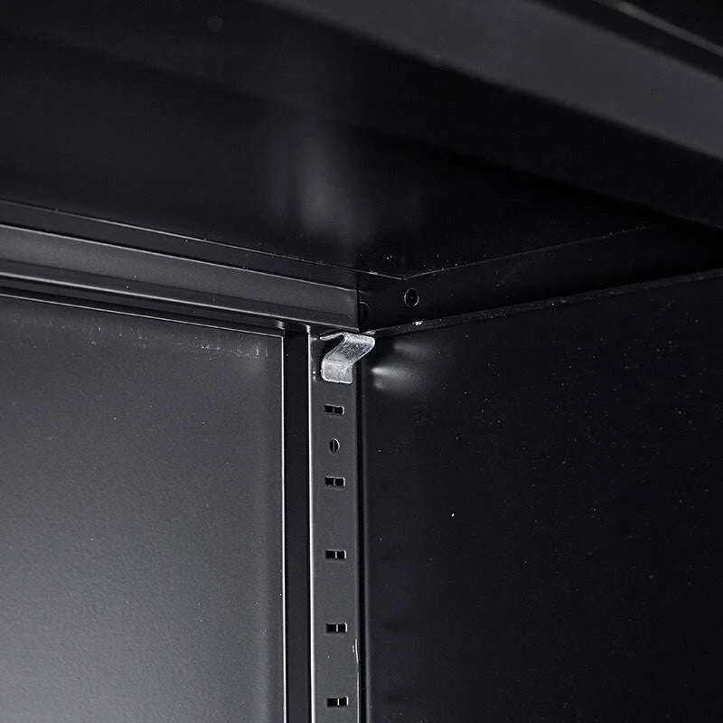 Black Steel Storage Cabinet B762