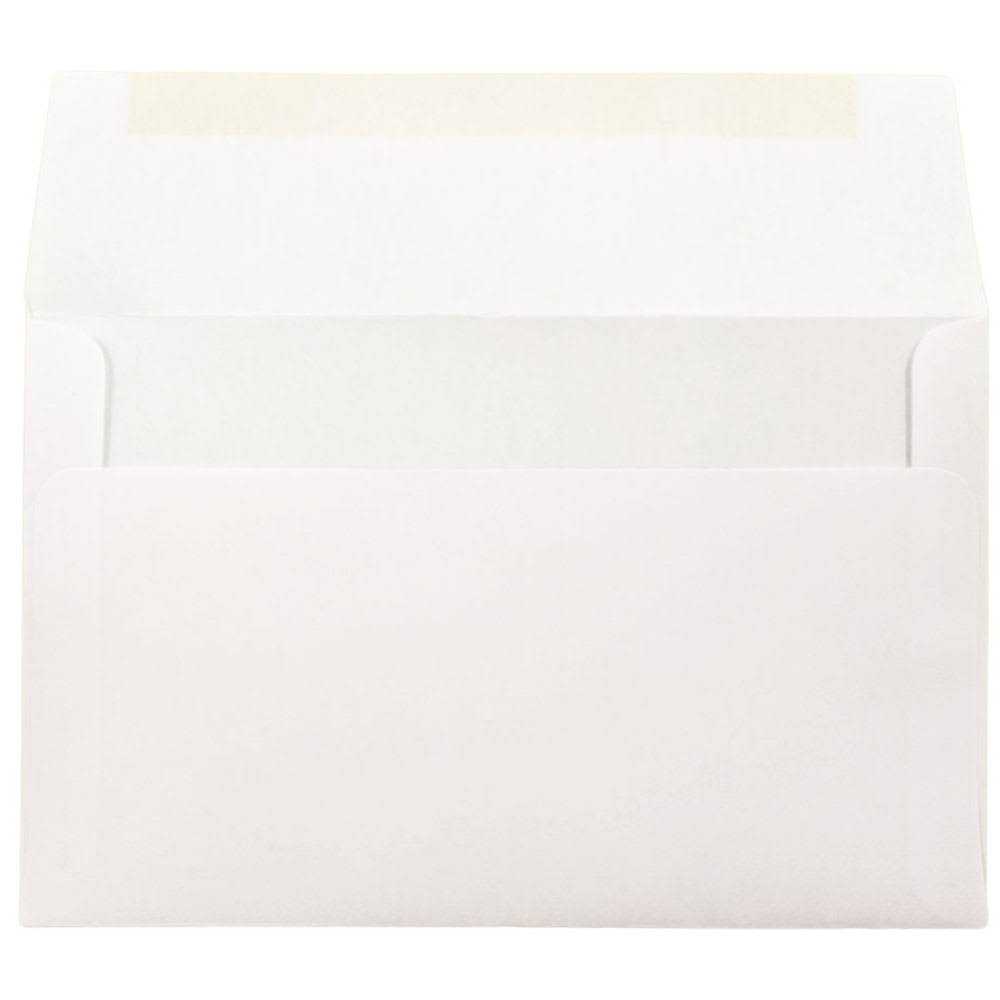 A10 Invitation Envelopes, 6 x 9.5, Bright White Wove, 250/Box Y266