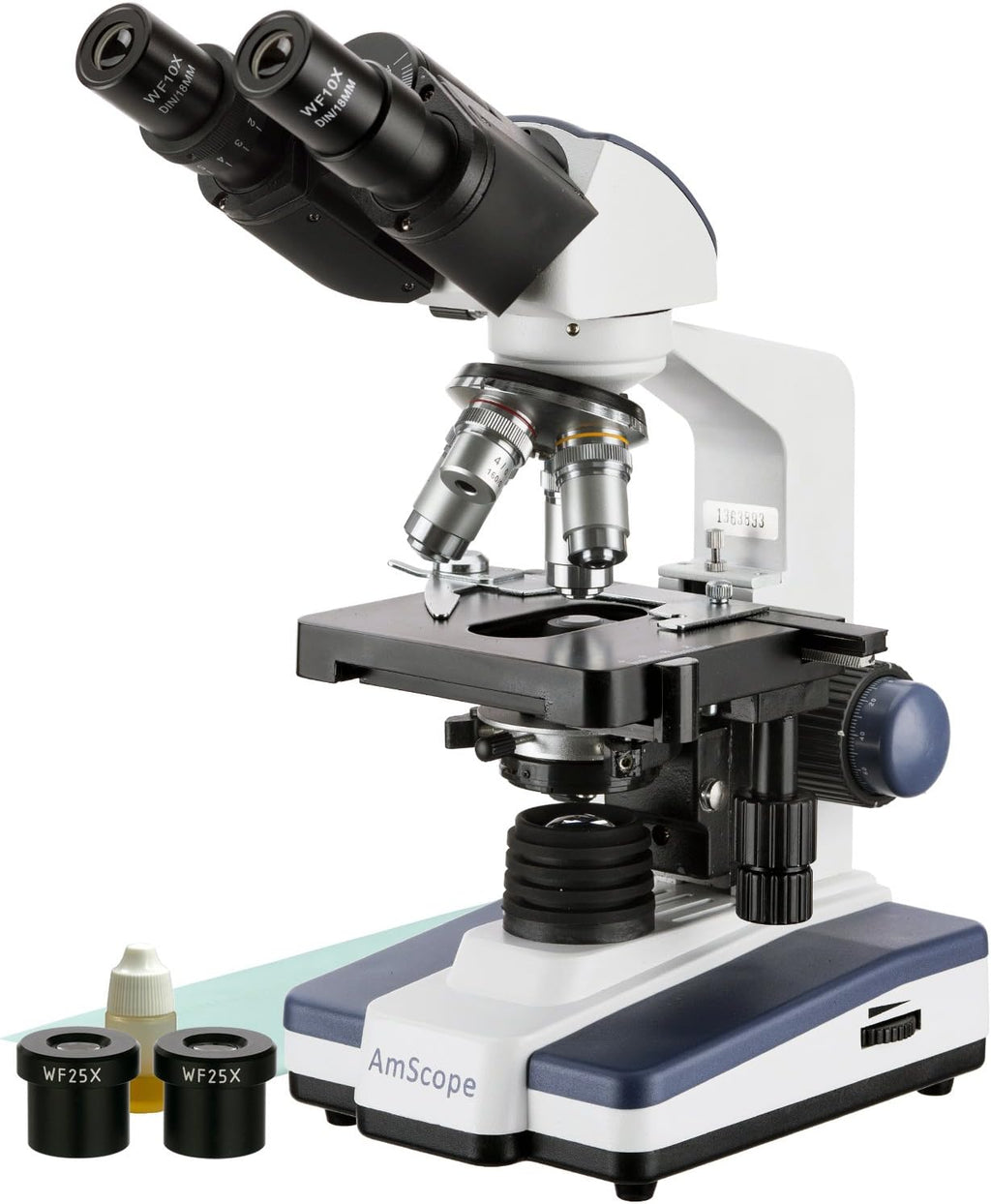 40X-2500X LED Binocular Compound Microscope with 10MP USB3 Camera Q799