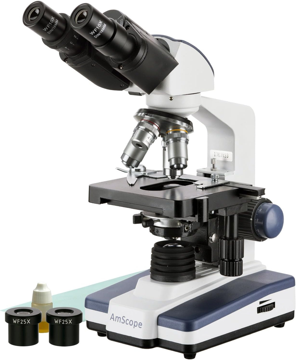 40X-2500X LED Binocular Compound Microscope with 10MP USB3 Camera Q799