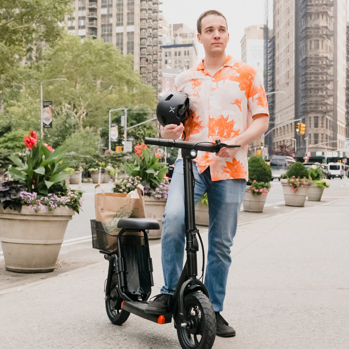 Electric Scooter 16 mph UL 2272 Certified Black U2615