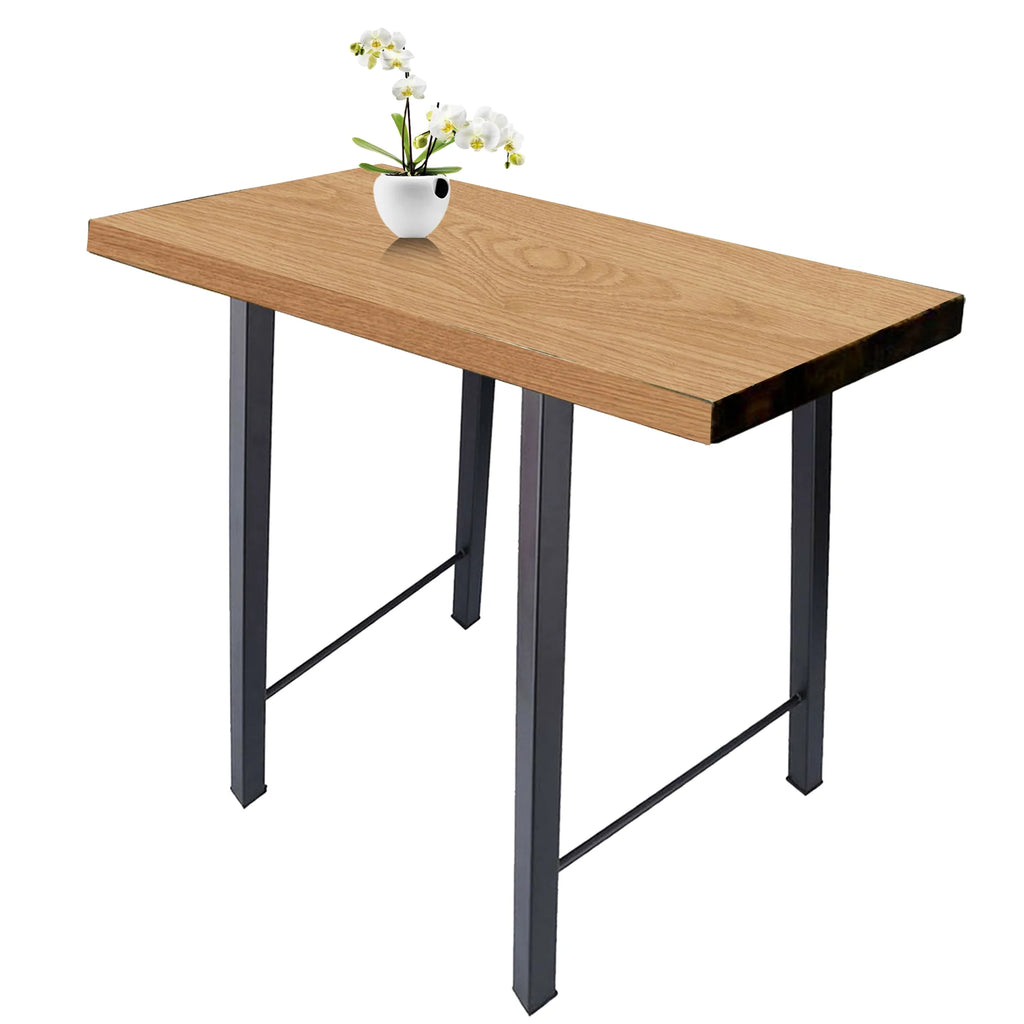 28"H×20"W Black Metal Desk Legs J401869