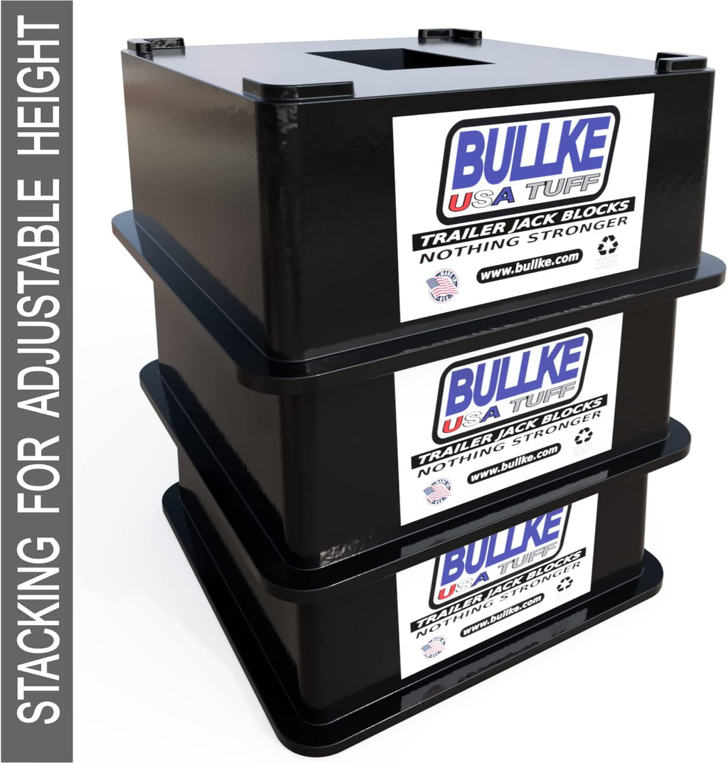 Trailer Jack Block Stand, 12,000 lbs Capacity, Pack of 2 K1257