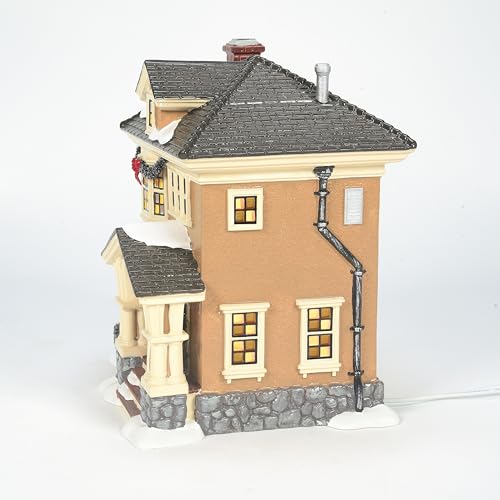 Porcelain Snow Village Lit House Z2762