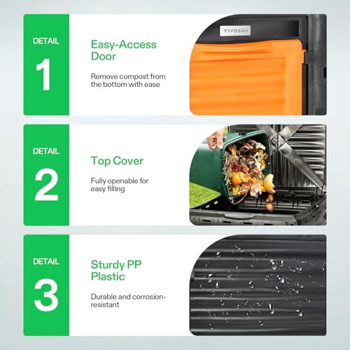 18.5 Gallon Heavy-Duty Compost Tumbler Z39527