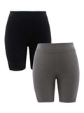 Women's Plus Size Bike Short, 2-Pack Z775