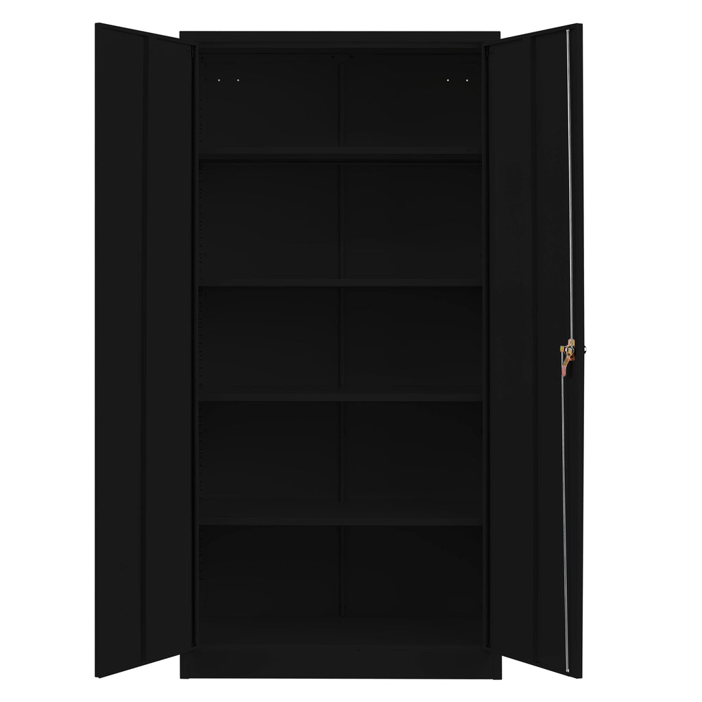 Black Steel Storage Cabinet B762