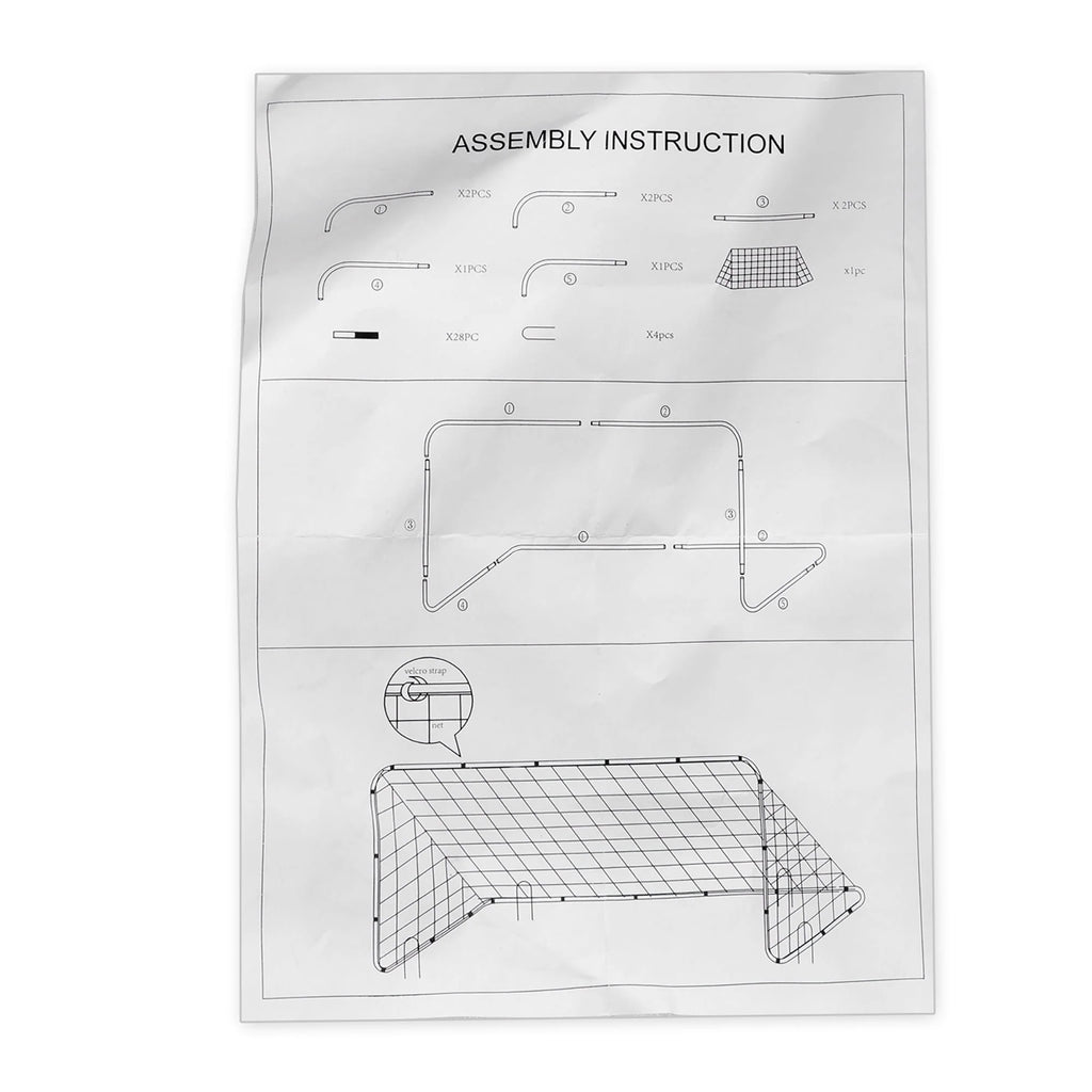 12 X 6 FT Portable Soccer Goal Net with Frame U20753