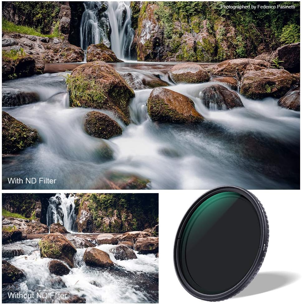 72mm Fader ND Filter Neutral Density Variable Filter ND2 to ND32 Pack of 2 T560131