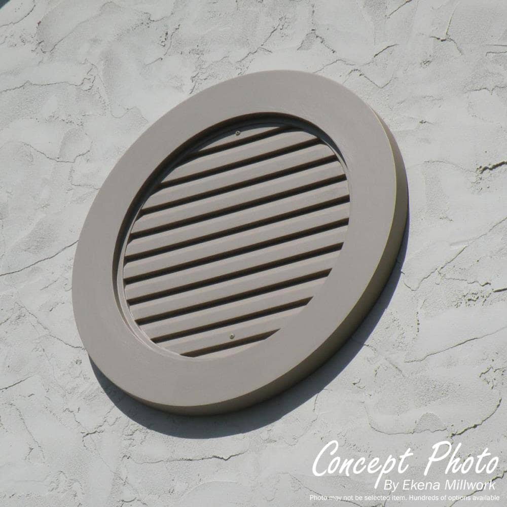 24x22W x 20x22H Vertical Urethane Gable Vent Louver Q79994