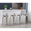 Solid Wood Swivel Counter Stool U6658