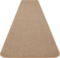 Skid-Resistant Carpet Runner Pebble Beige 12 Feet X 27 Inches E5400