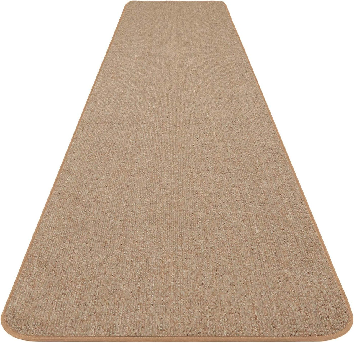 Skid-Resistant Carpet Runner Pebble Beige 12 Feet X 27 Inches E5400