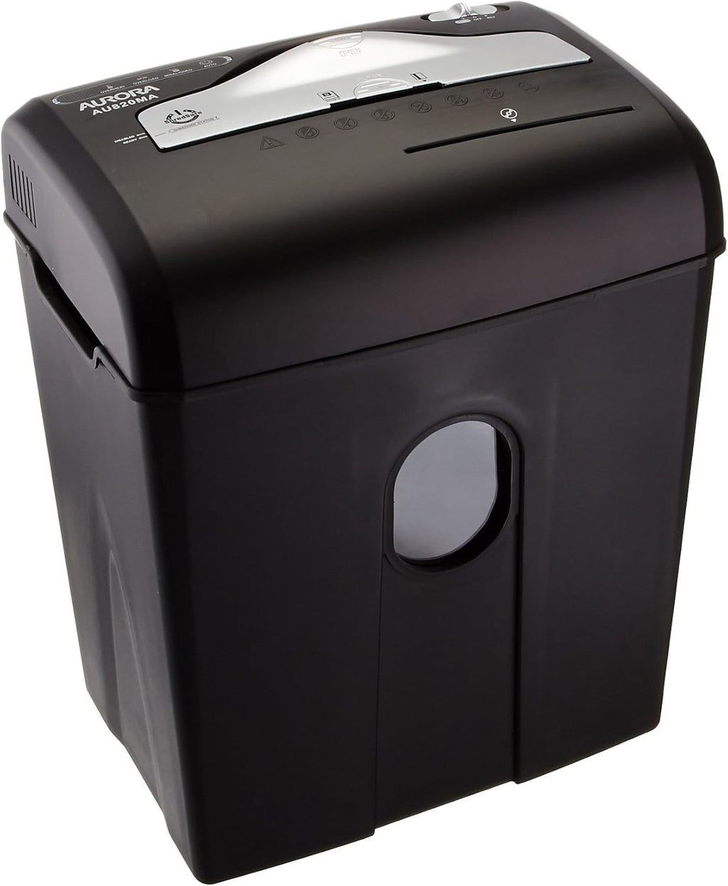 10-Sheet Micro-Cut Paper CD Credit Card Shredder with Pullout Basket W5082