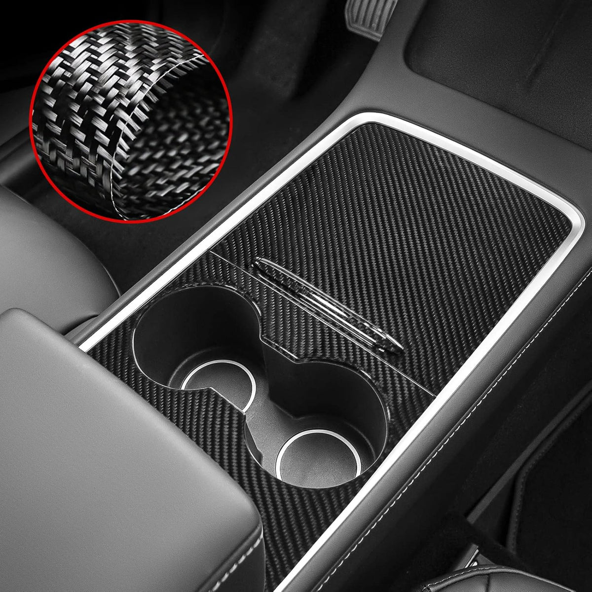Carbon Fiber Center Console Wrap Kit R31053