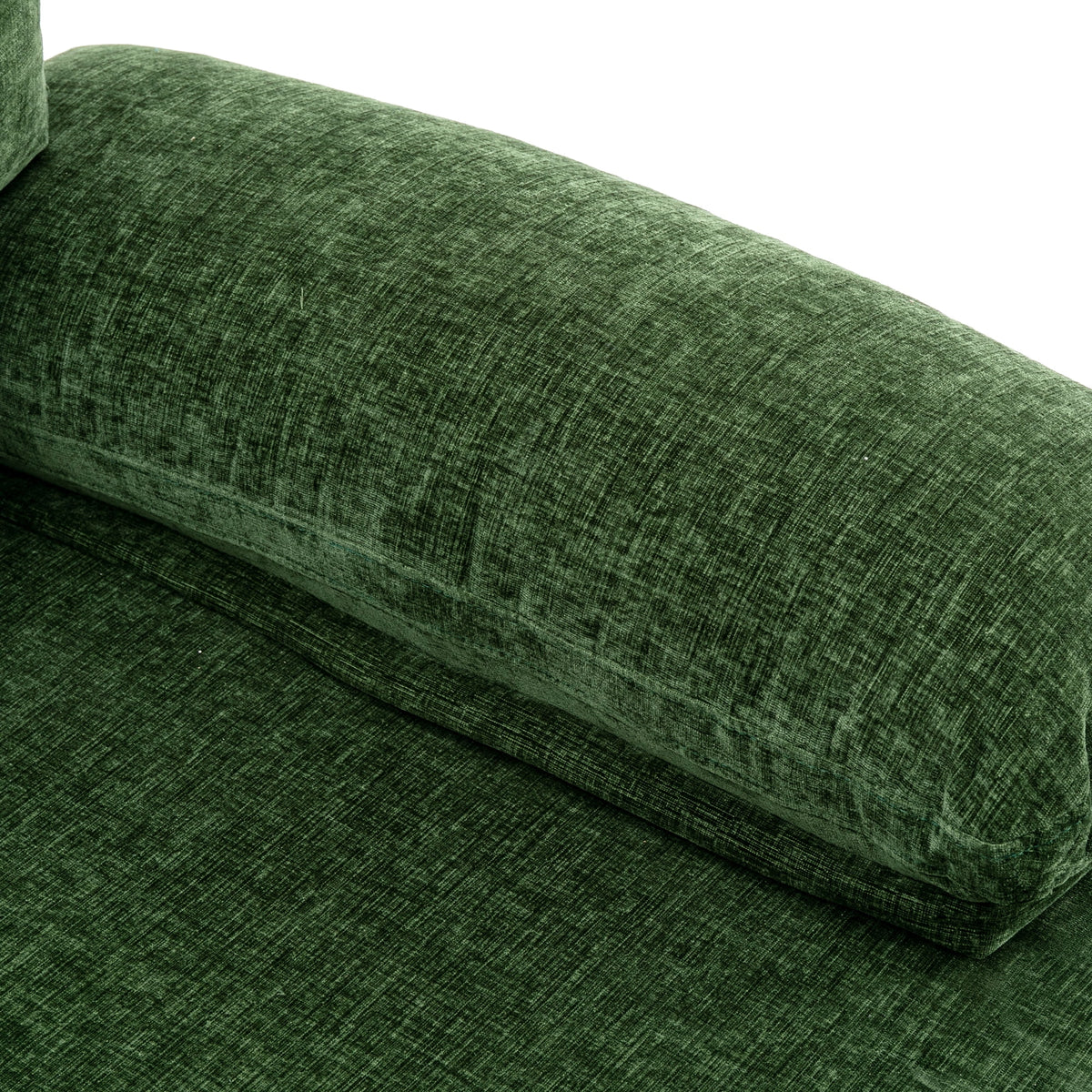Velvet Sectional Sofa with Golden Metal Legs G268