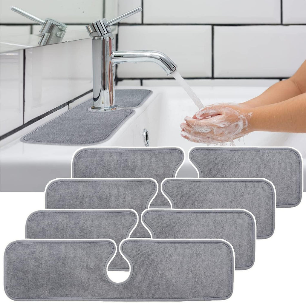 Absorbent Faucet Mat 24.8'' x 5.1'' 4 Pieces I93700