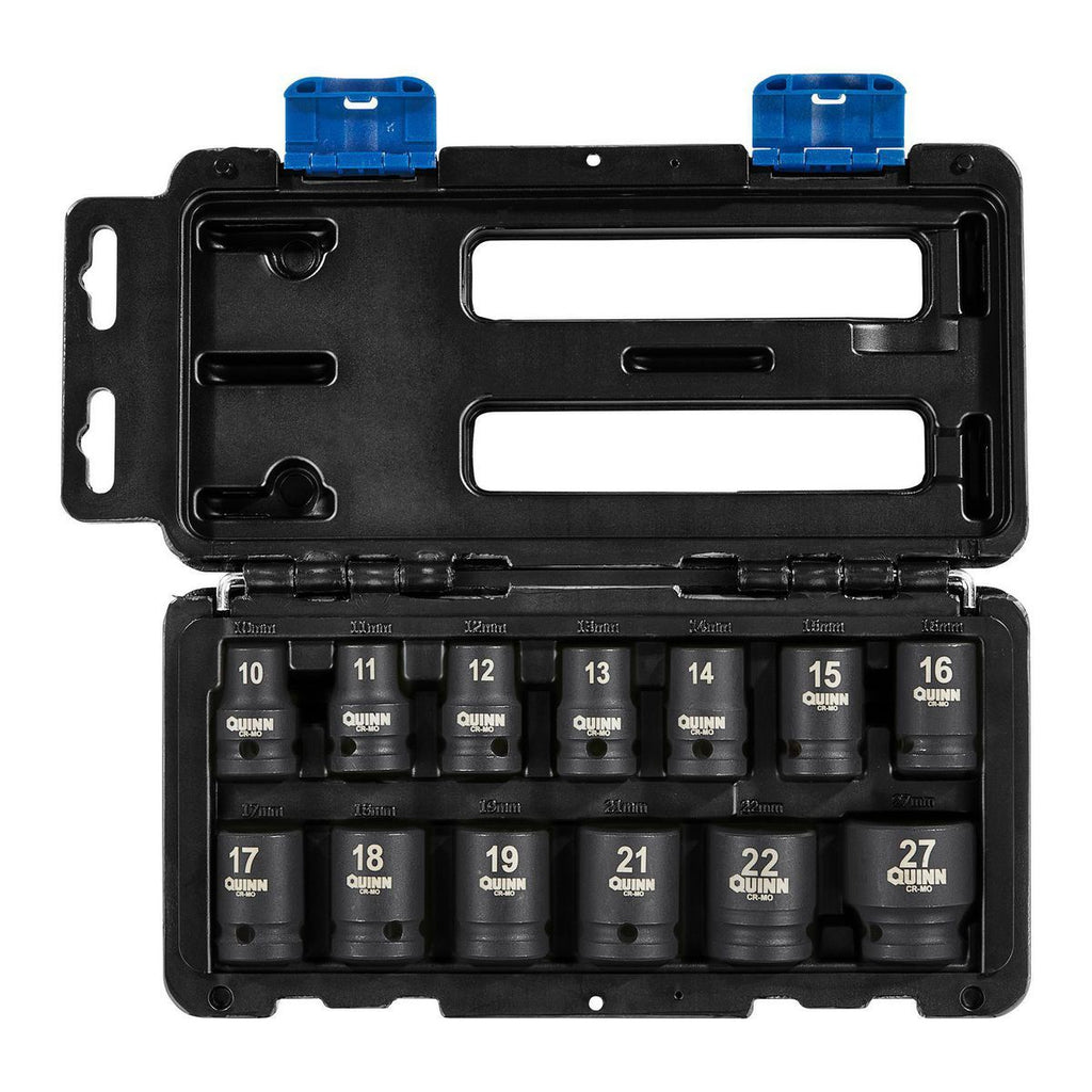 1/2 in. Drive Metric Impact Socket Set, 13-Piece C35612
