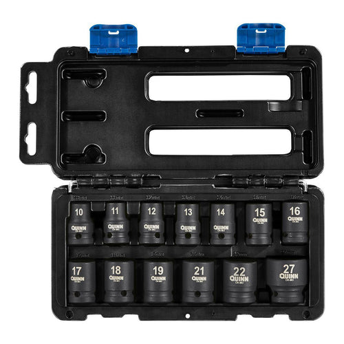 1/2 in. Drive Metric Impact Socket Set, 13-Piece C35612