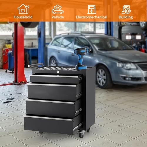 Rolling 4 Drawers Tool Chest with Locking System N205738