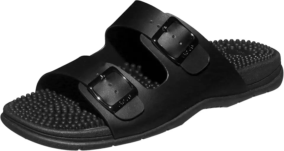 Men’s Double Strap Reflexology Massage Sandals U756
