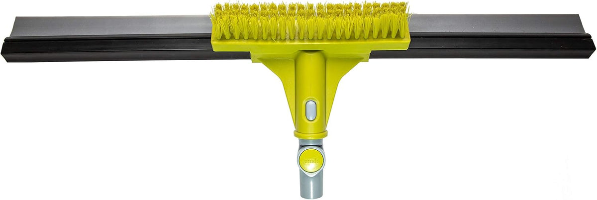 Extension Pole with Floor Squeegee and Grout Scrubbing Brush Combo E778