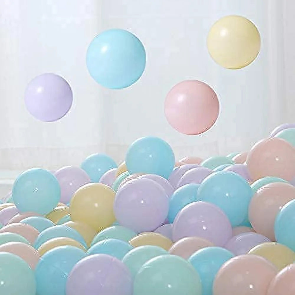 50 Soft Plastic Ball Pit Balls with Storage Bag R3654