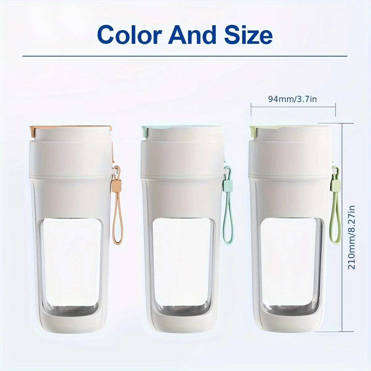 Rechargeable Mini Juicer Mixer Grinder with 10 Blades P490818