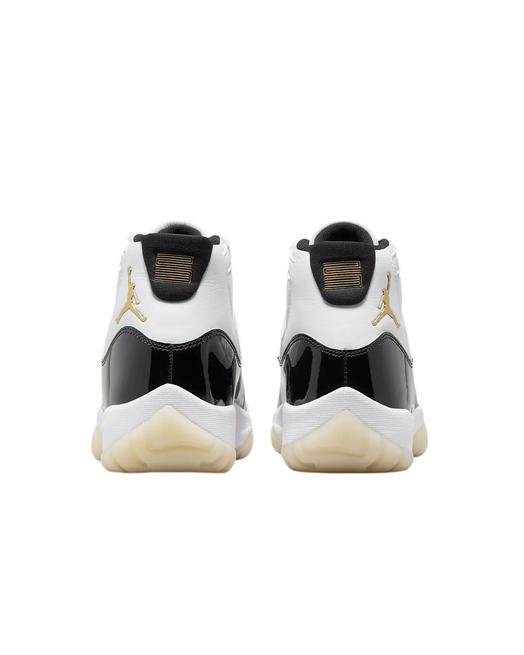 White Metallic Gold-Black Sneaker A67700