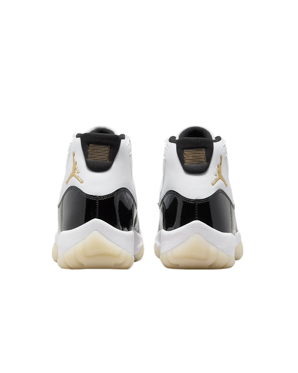 White Metallic Gold-Black Sneaker A67700
