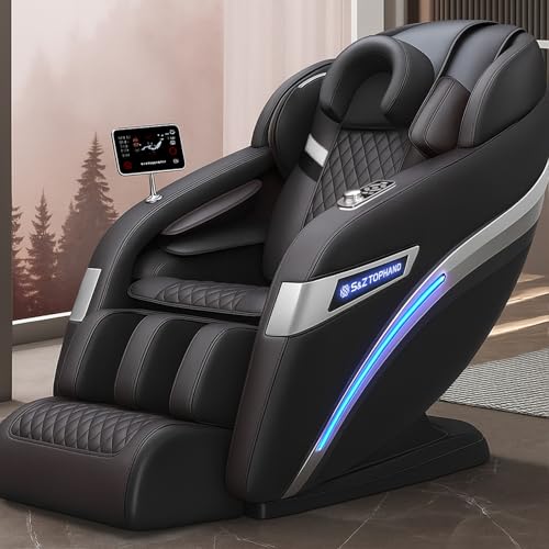 Full Body SL Track Massage Chair Zero Gravity Shiatsu Recliner with Heat Foot Roller X468658